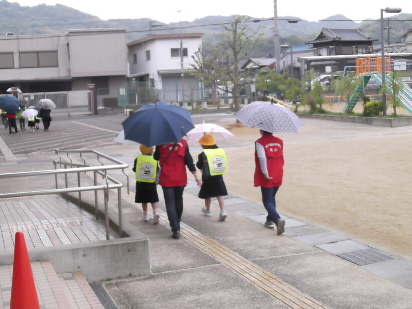 １年生の下校指導