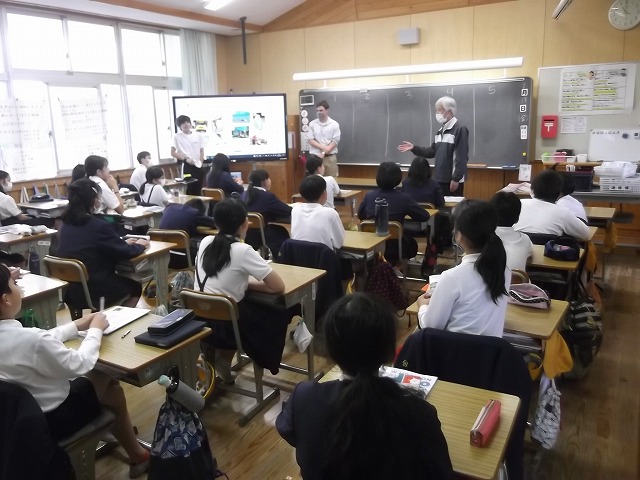 今日の授業風景（３時間目）