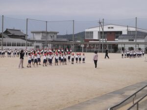 運動会の練習（低・中・高学年）