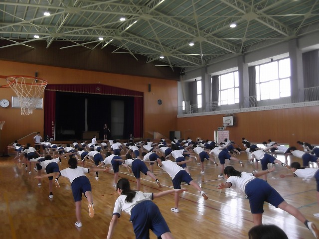 運動会の練習（低・中・高学年）