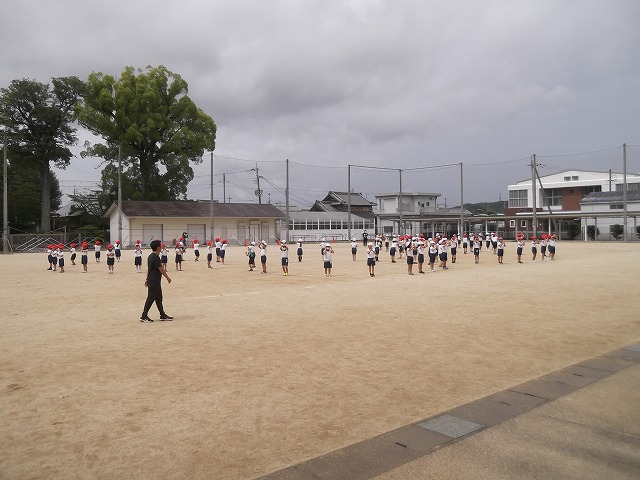 運動会の練習も大詰めです