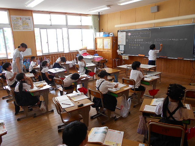 今日の授業風景（１～６年）