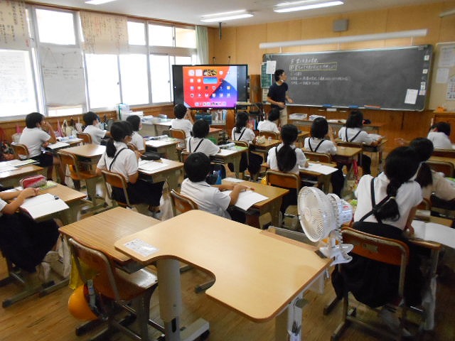 今日の授業風景