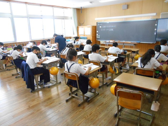 今日の授業風景