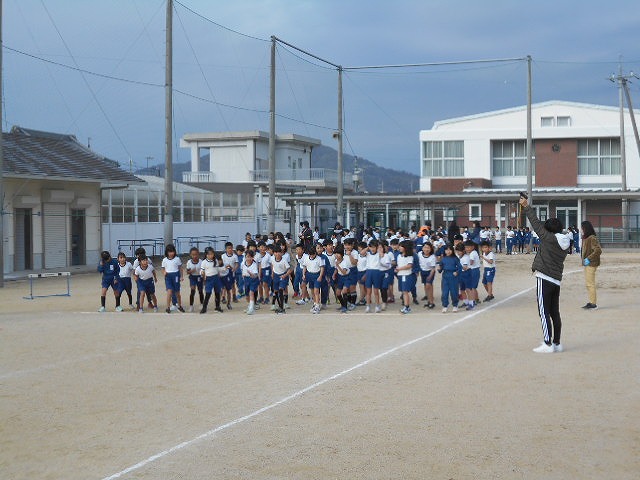 校内マラソン大会試走（当日の流れを写真で紹介します）