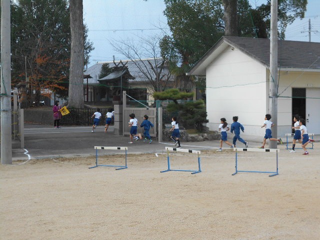 校内マラソン大会試走（当日の流れを写真で紹介します）