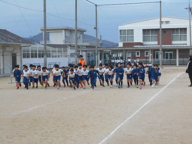 校内マラソン大会試走（当日の流れを写真で紹介します）