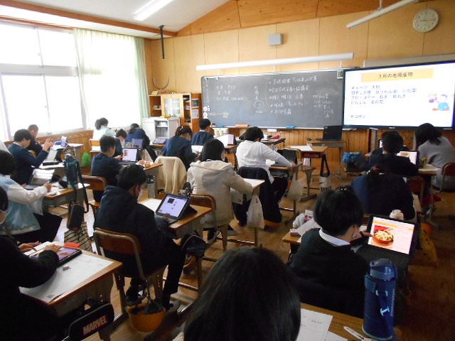 今日の授業風景（１～６年）