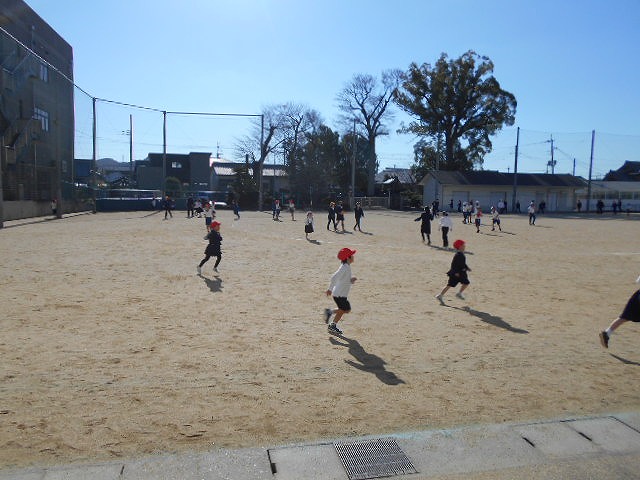 12月なのにポカポカ陽気の昼休み