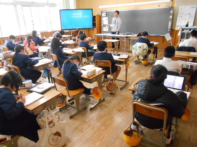 今日の授業風景（１～6年）