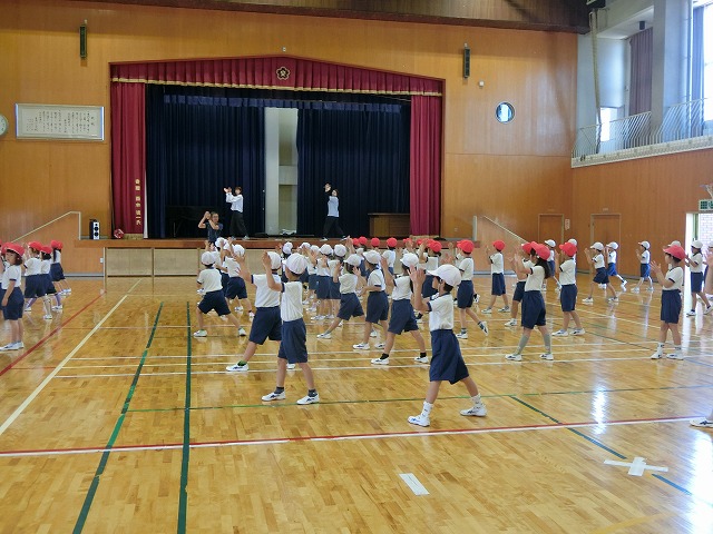 運動会の練習開始