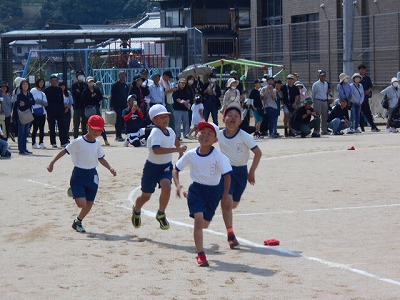 晴天の運動会