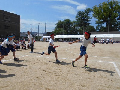 晴天の運動会