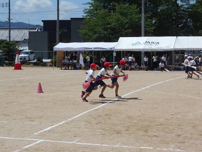 晴天の運動会