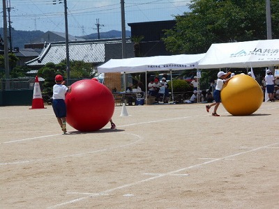 晴天の運動会