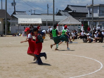 晴天の運動会