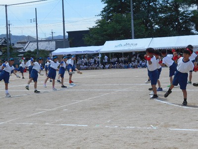 晴天の運動会