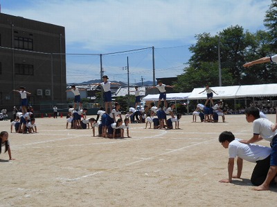 晴天の運動会