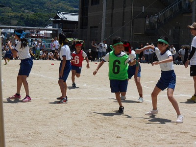 晴天の運動会