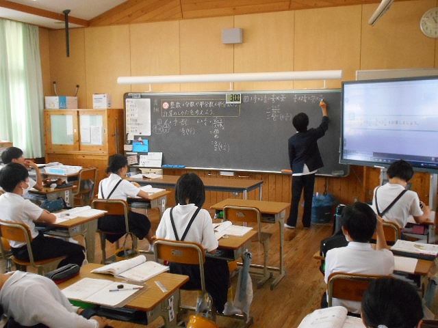 今日の授業風景（１～６年）