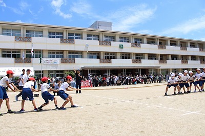 晴天の運動会