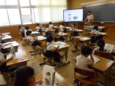 今日の授業風景（１～６年）