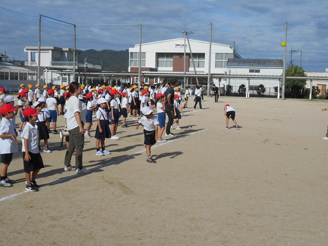 朝トレと就学時健診