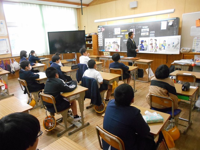 キッズサポート２年５年、学校訪問