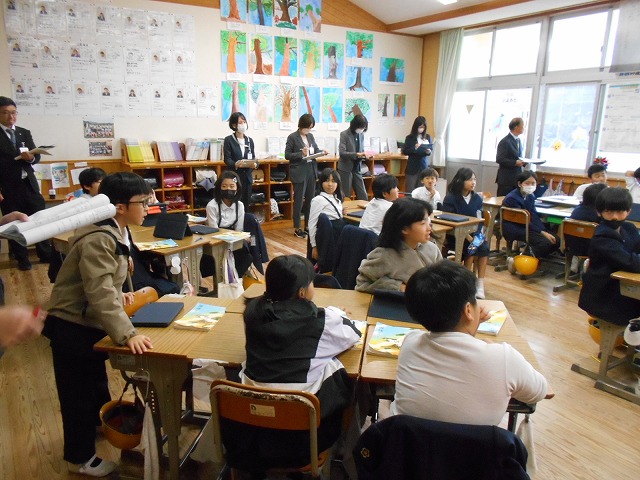 キッズサポート２年５年、学校訪問