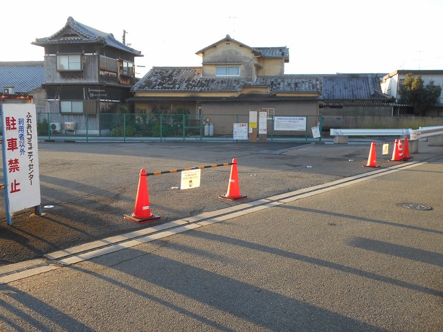 高鉄棒改修終了、コミセン駐車場前のコーン（写真あり）