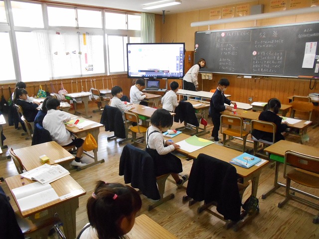 今日の授業風景（１～６年）