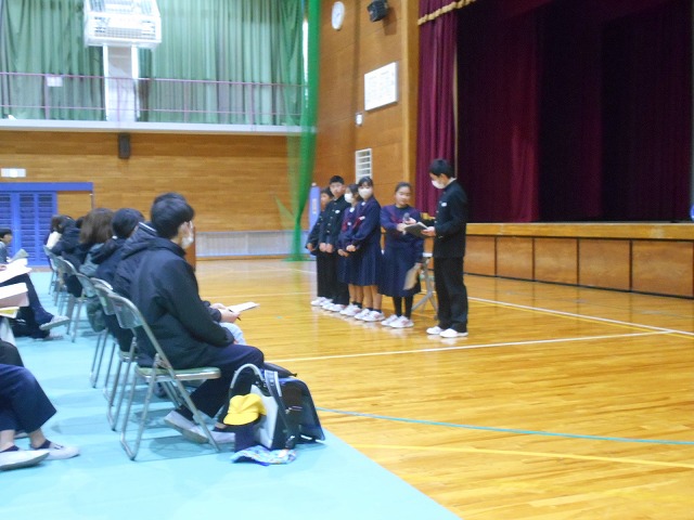 6年　荒川中学校入学説明会