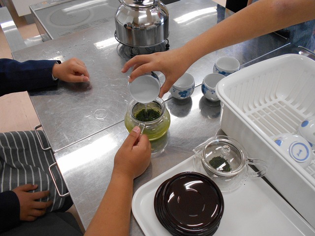 ５年家庭科　お茶