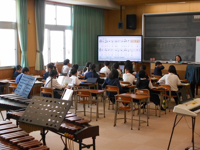今日の授業風景（１～６年）