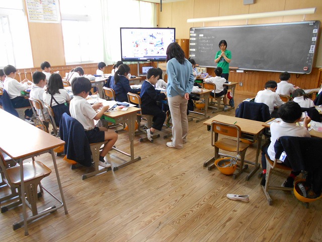 今日の授業風景（１～６年）