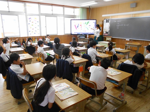 今日の授業風景（１～６年）