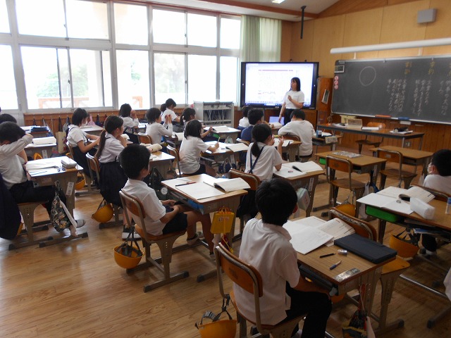 今日の授業風景（１～６年）