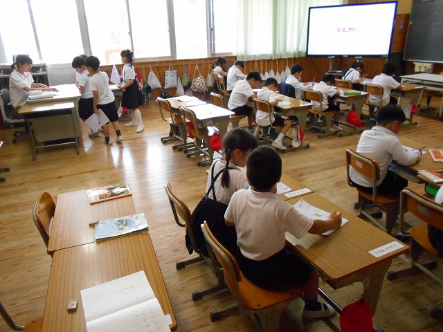 今日の授業風景（１～６年）