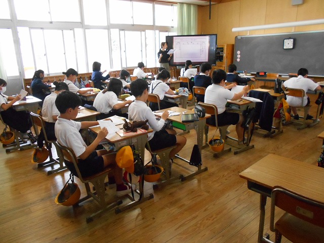 今日の授業風景（１～６年）