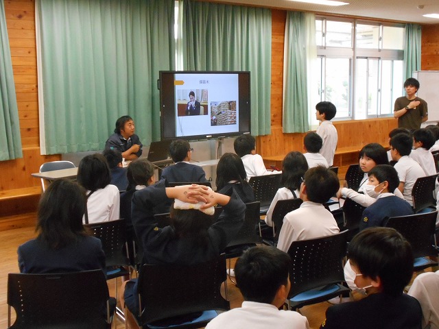避難訓練、５年お米の話