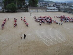 市政２０周年記念事業　航空写真