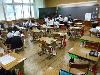 今日の授業風景（１年~６年）