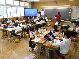 今日の授業風景（１年~６年）