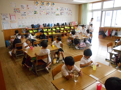 今日の授業風景（１～６年）