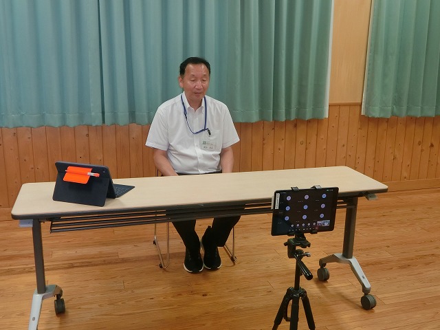 1学期終業式(オンライン)