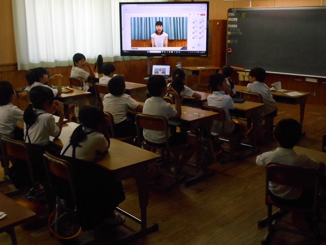 1学期終業式(オンライン)