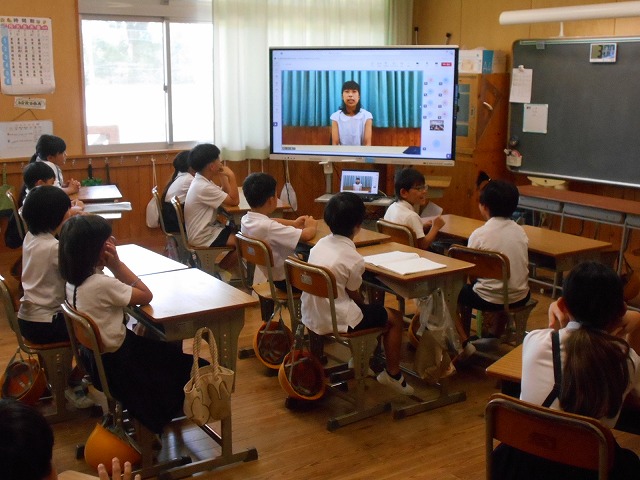 1学期終業式(オンライン)