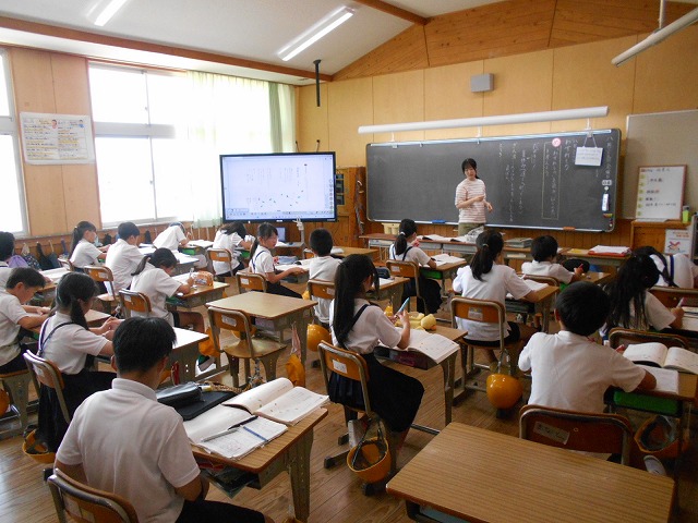 2学期始業式、授業風景(1~6年)