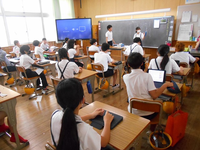 2学期始業式、授業風景(1~6年)