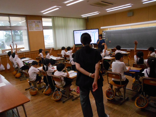 今日の授業風景（１～６年）